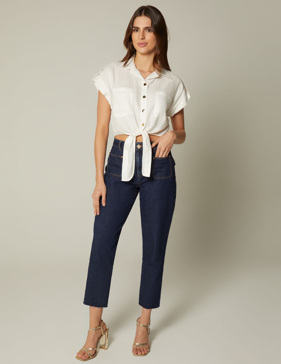 Blusa camisera para mujer 4