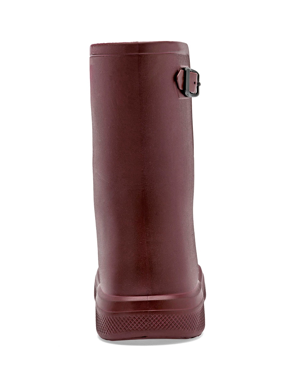 Bota para lluvia media pierna para mujer 3