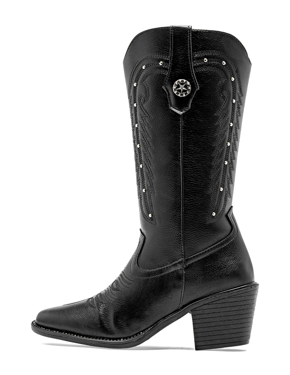 Bota cowboy media pierna para mujer Bota cowboy media pierna para mujer