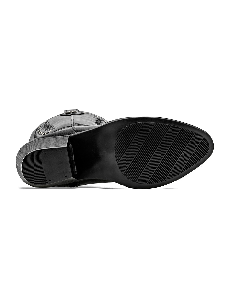 Bota cowboy media pierna para mujer 3