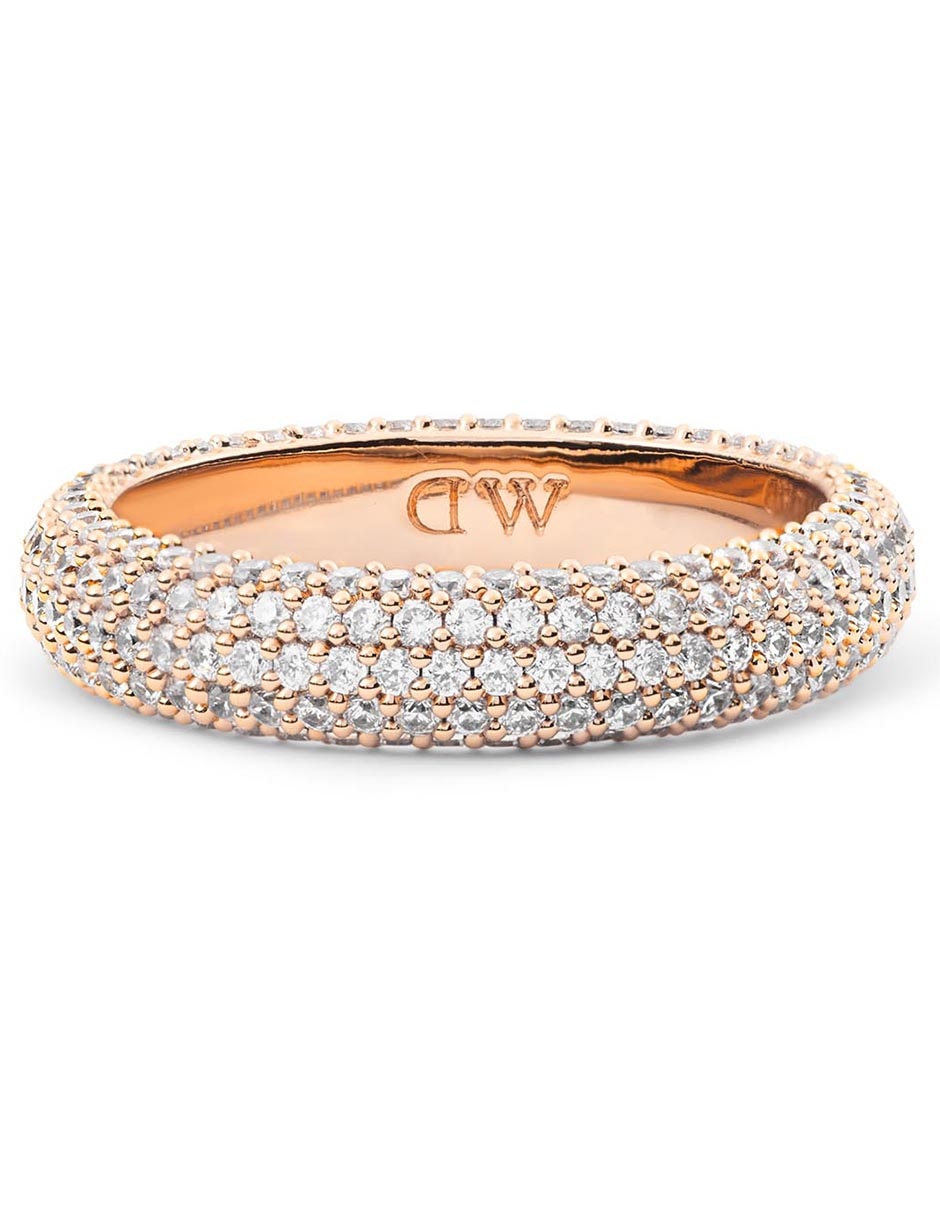 Anillo zirconia cúbica brillante