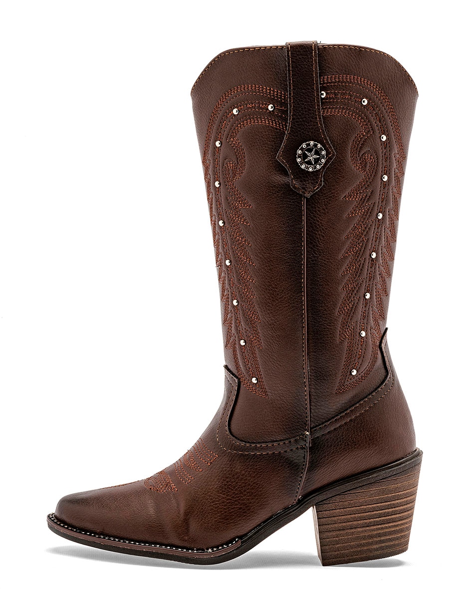 Bota cowboy media pierna para mujer Bota cowboy media pierna para mujer