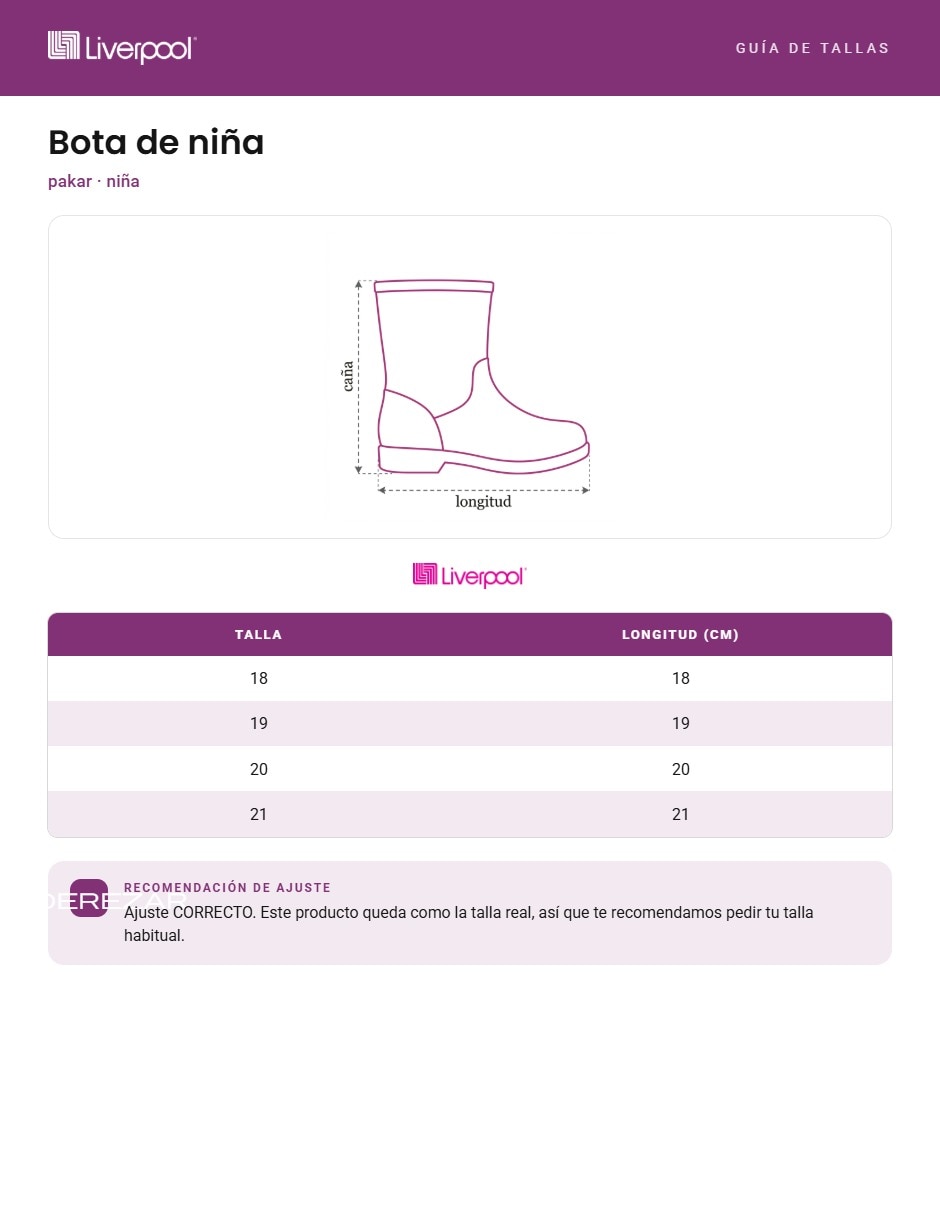 Bota para niña 6