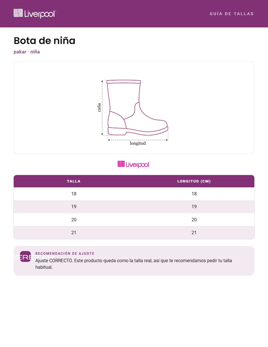 Bota para niña 6