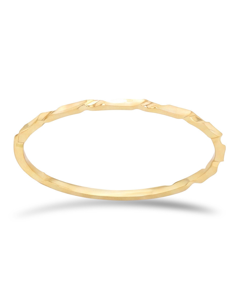 Anillo 14 k de oro amarillo brillante Anillo 14 k de oro amarillo brillante