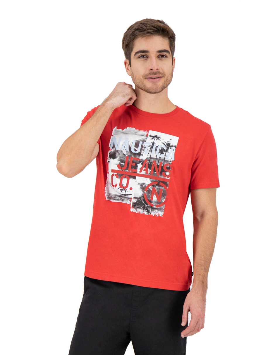 Playera cuello redondo para hombre