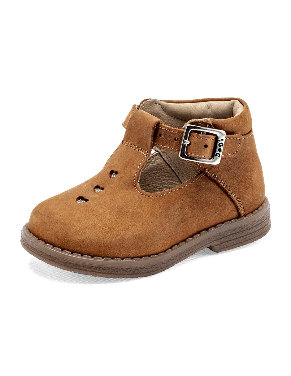 Zapato de piel para bebé niña 4