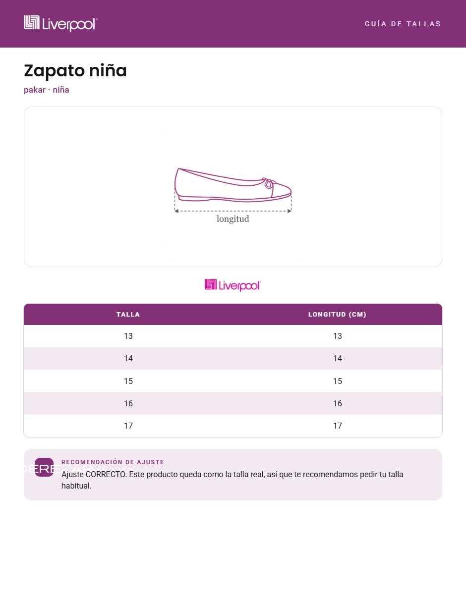 Zapato de piel para niña 6