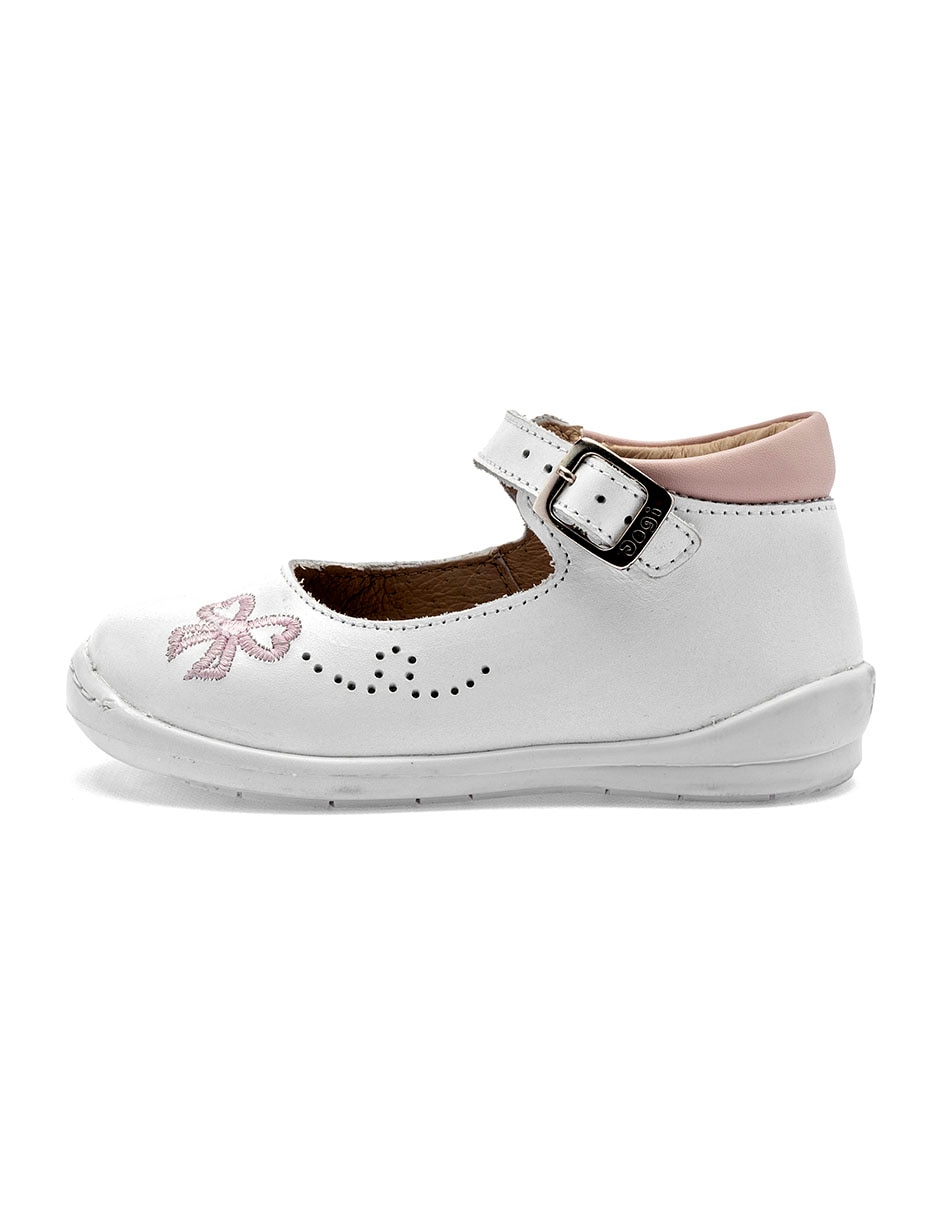 Zapato de piel para bebé niña Zapato de piel para bebé niña