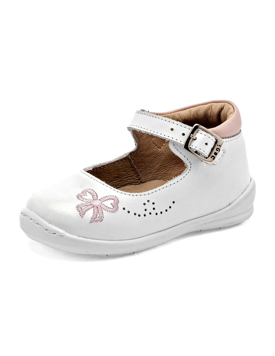 Zapato de piel para bebé niña 6