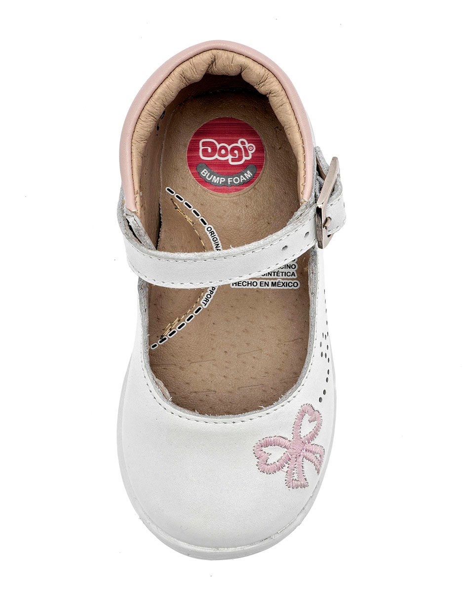 Zapato de piel para bebé niña 4