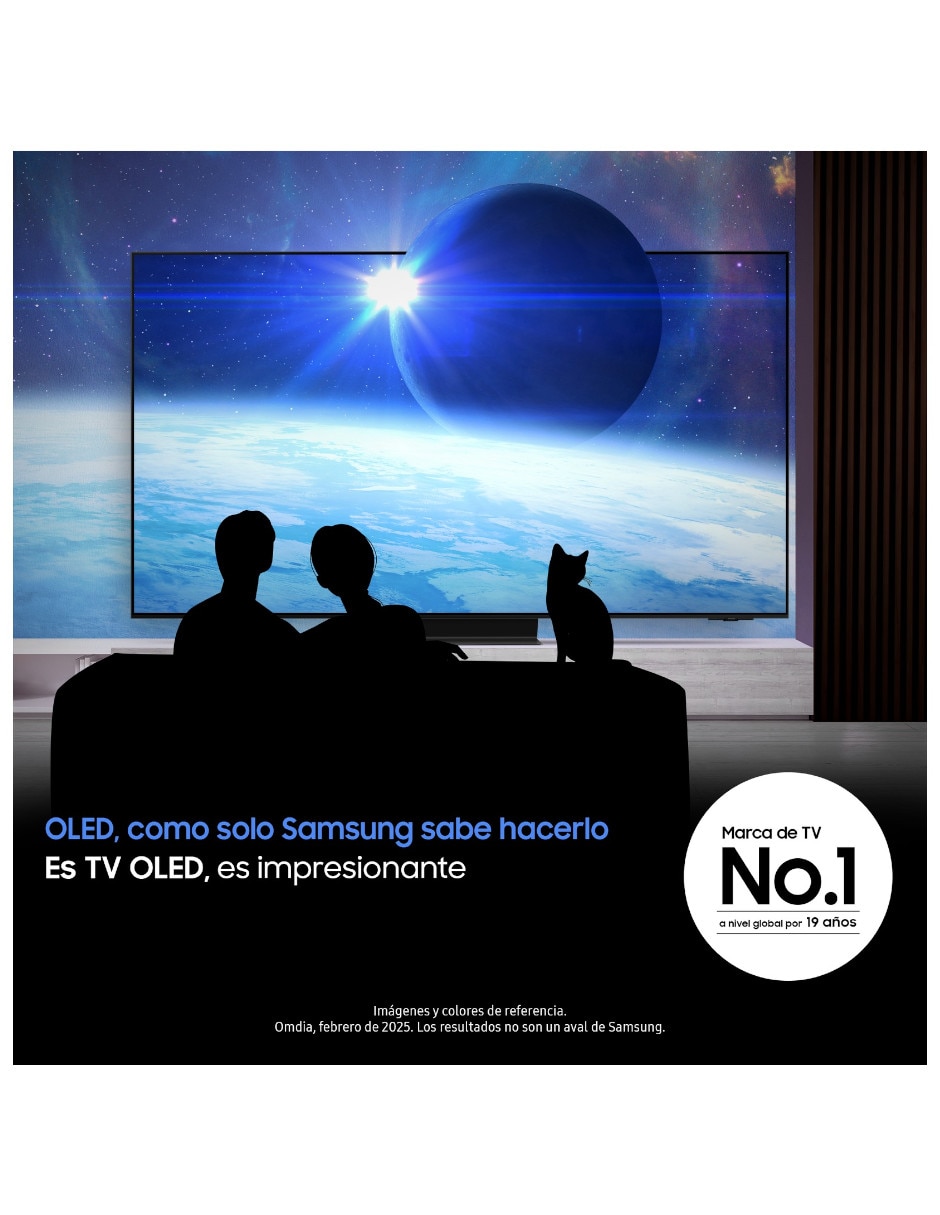 Pantalla smart tv oled de 4k/uhd qn77s85fae con tizen con ai vision 3