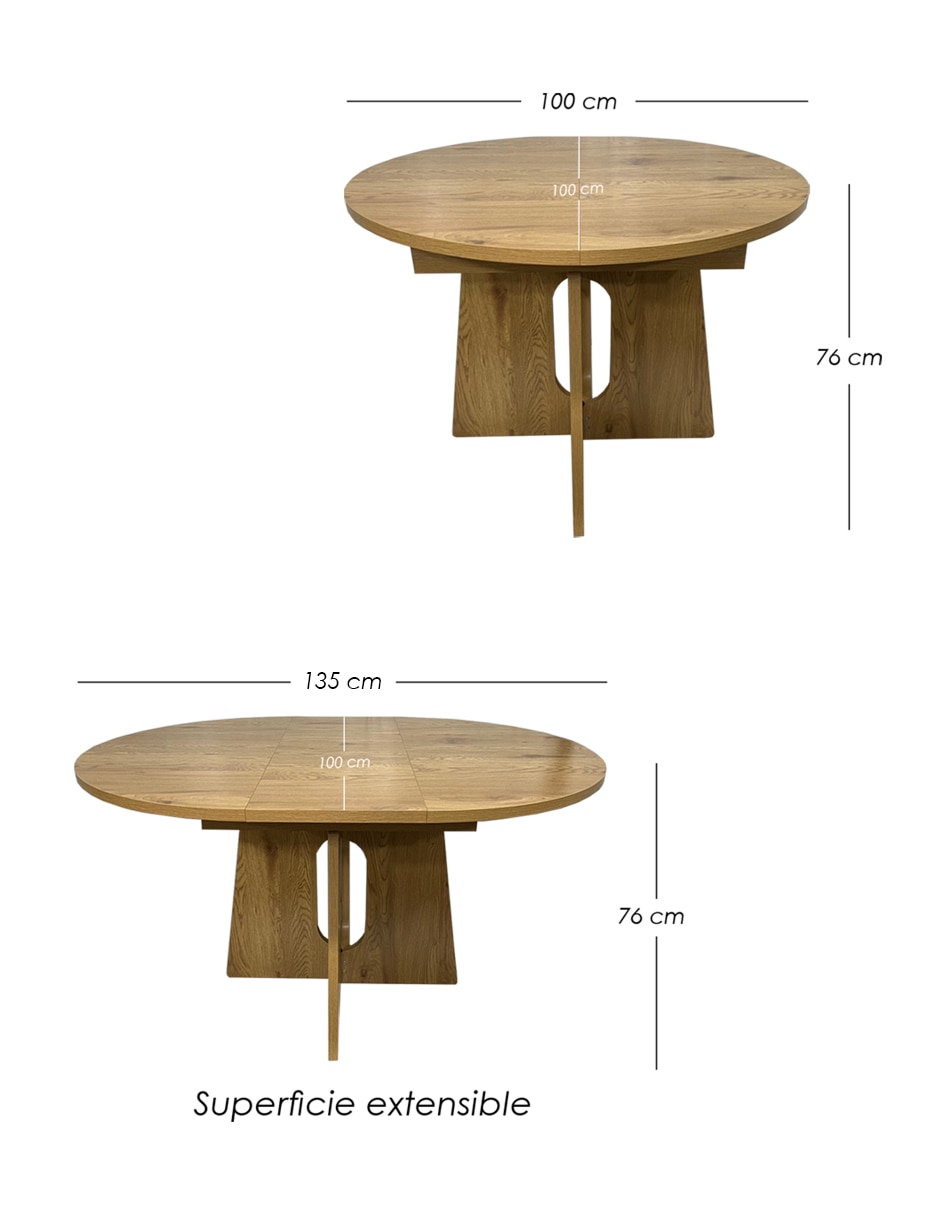 Mesa de comedor armable 9