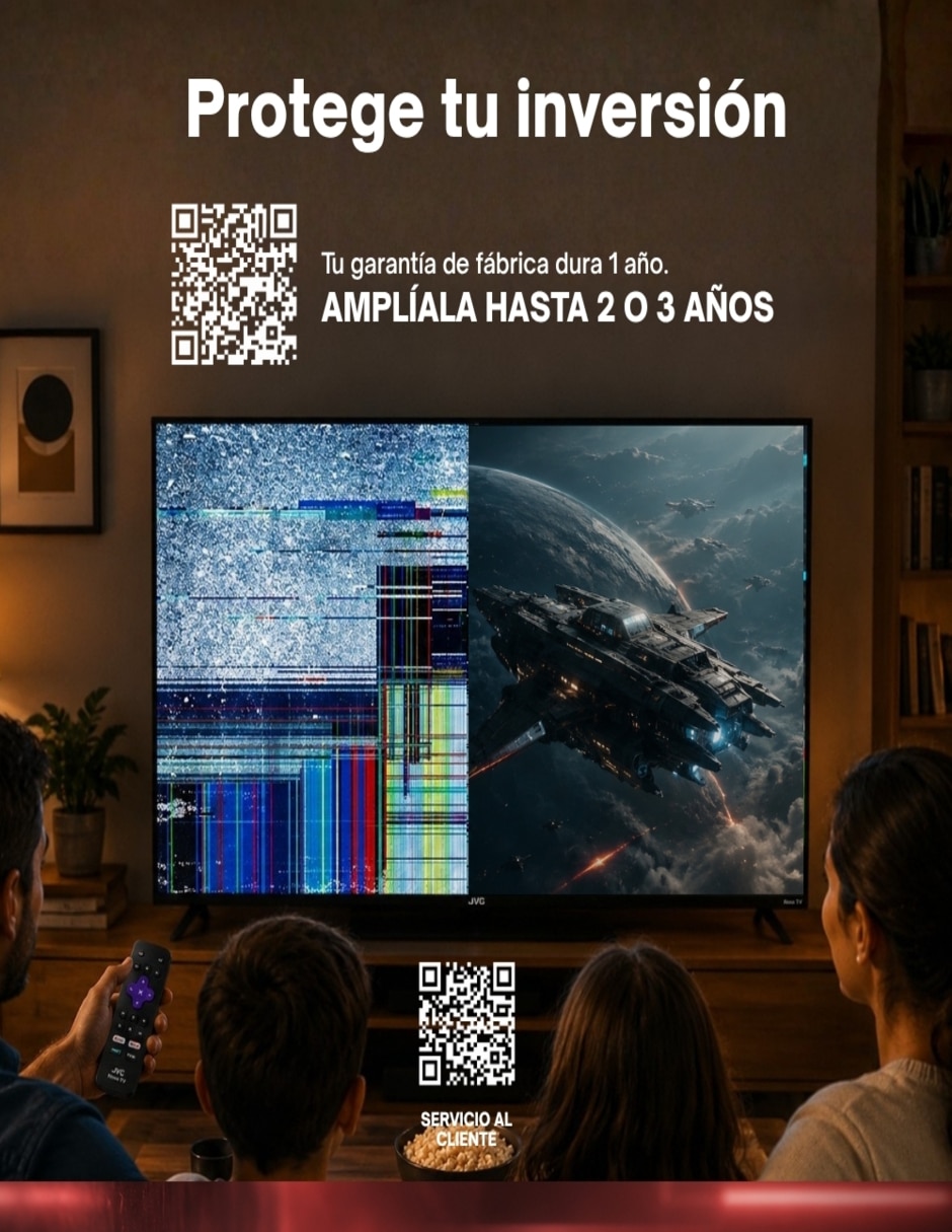 Pantalla LED de 43 pulgadas Full HD SI43FRFX2 con Roku TV 7