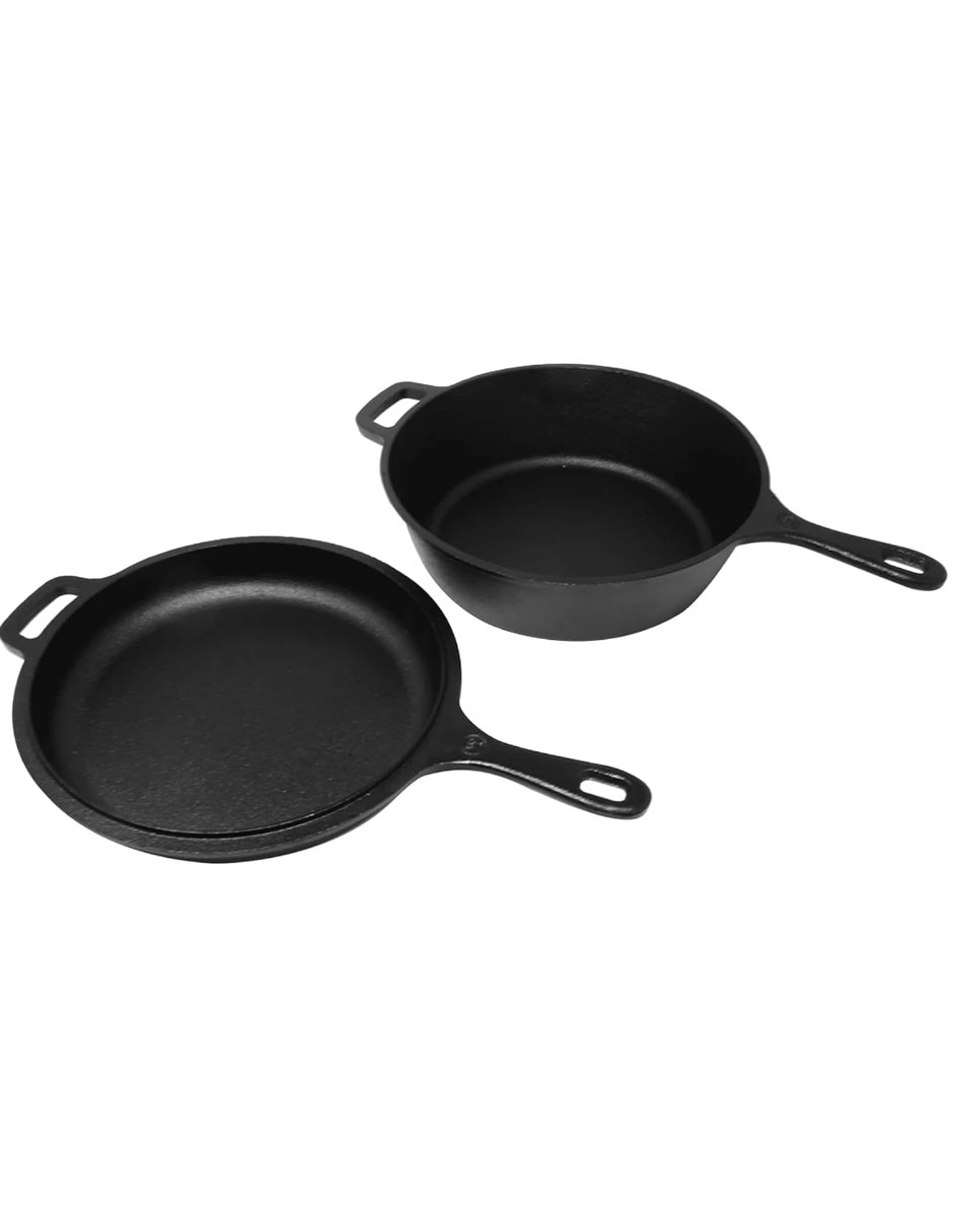 Batería de cocina wccib004bk de hierro fundido antiadherente sin pfoa 4 piezas 7