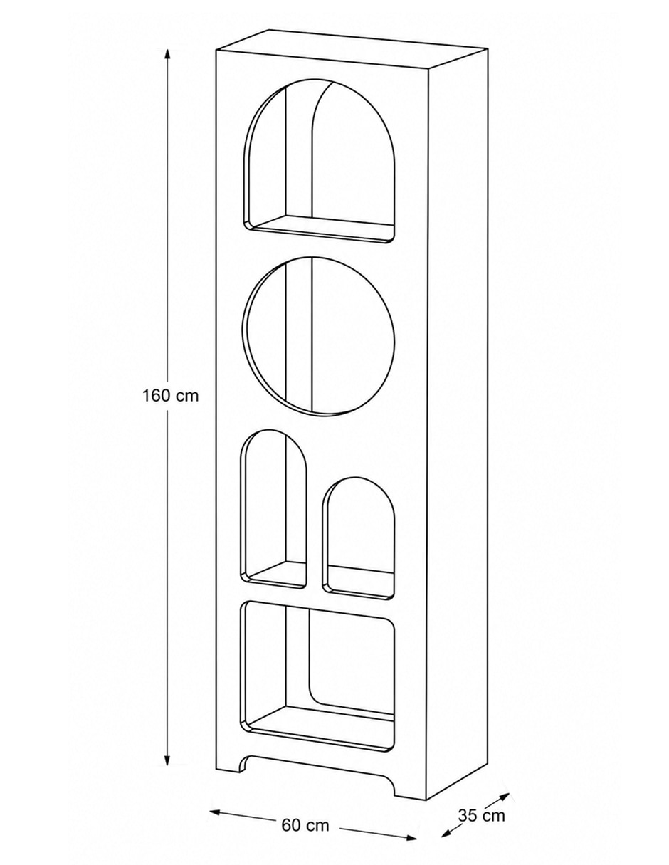 Librero armable multiusos de mdf 7