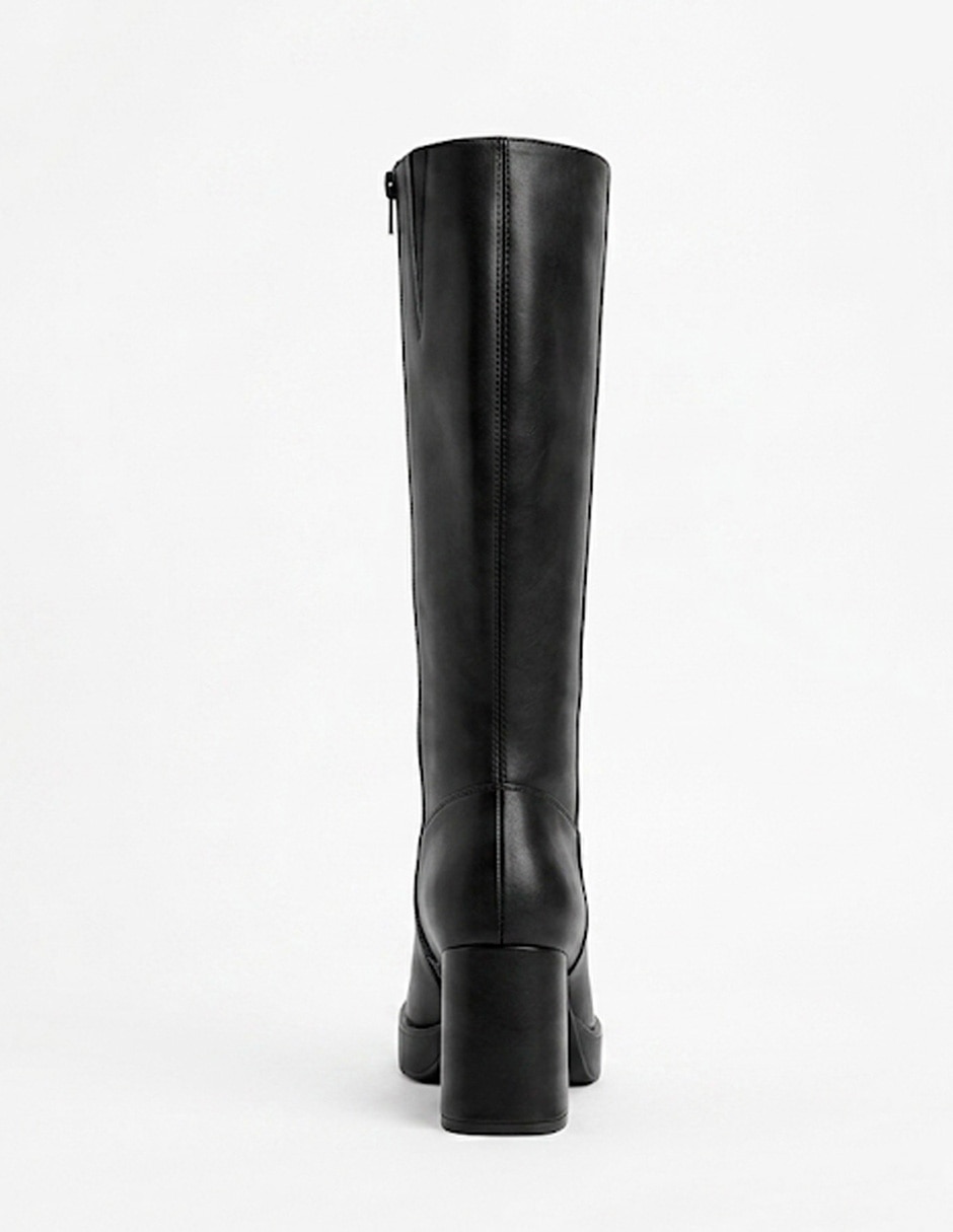 Bota Abajo de la rodilla 8503-343-A de Sintético para mujer 4