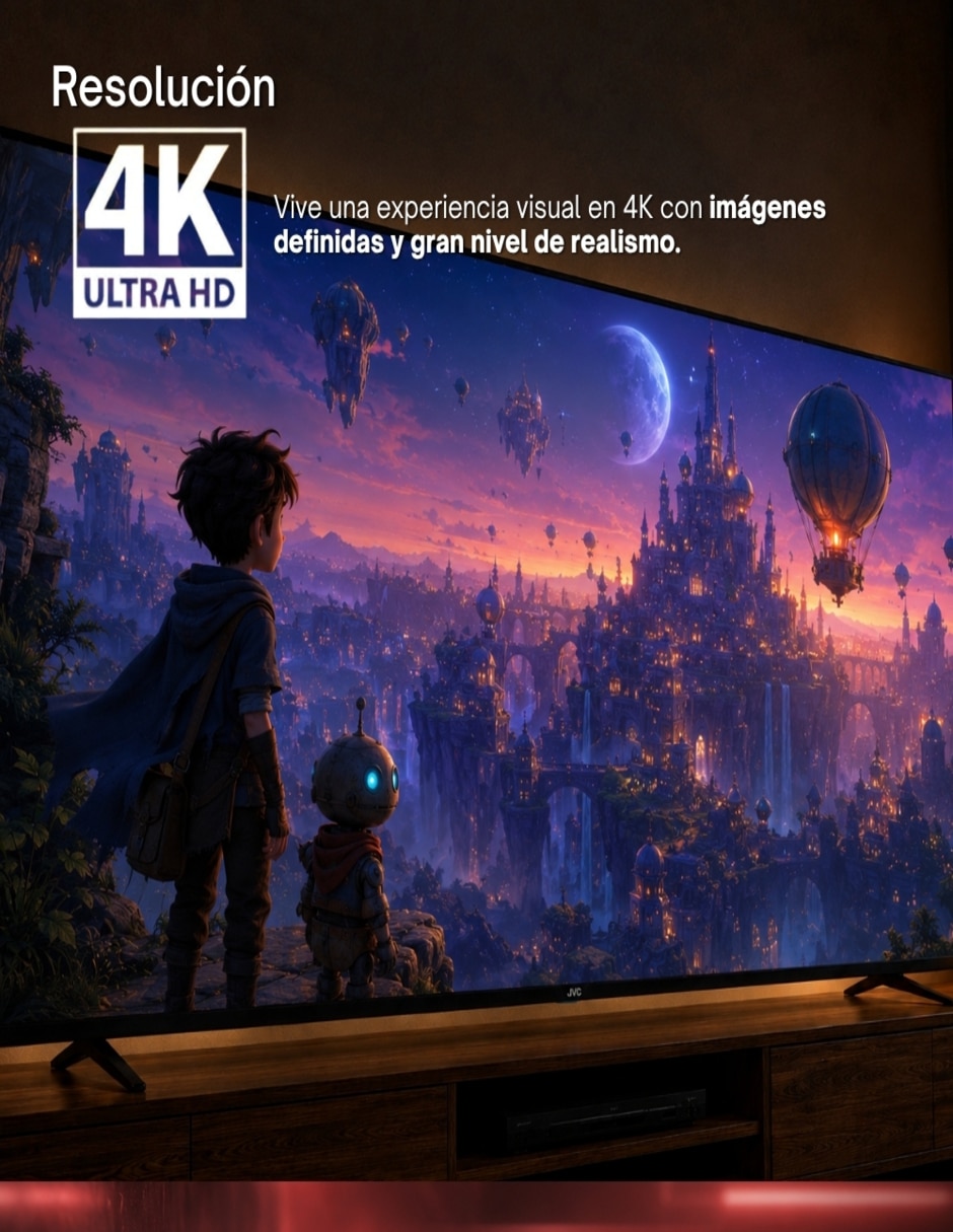 Pantalla LED de 50 pulgadas 4K SI50URFX2 con Roku TV 6