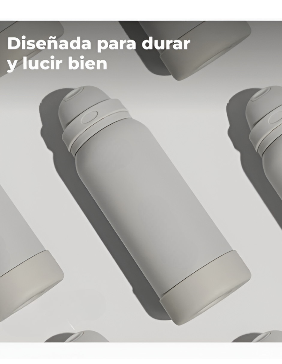 Termo de acero inoxidable con tapa flip top