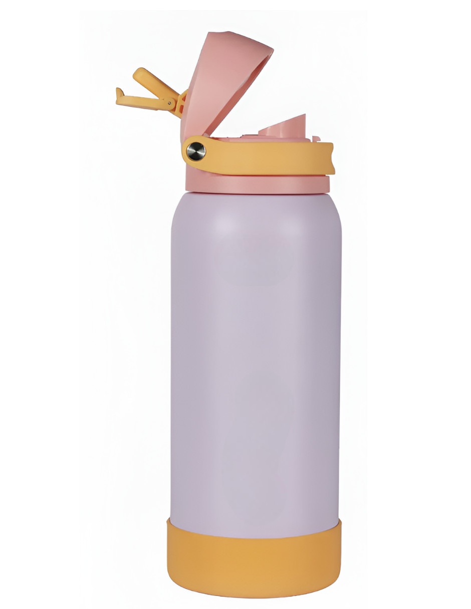 Termo de acero inoxidable con tapa flip top