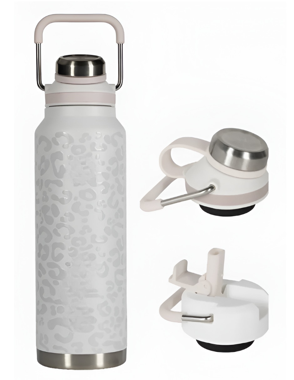 Termo de acero inoxidable con tapa flip top