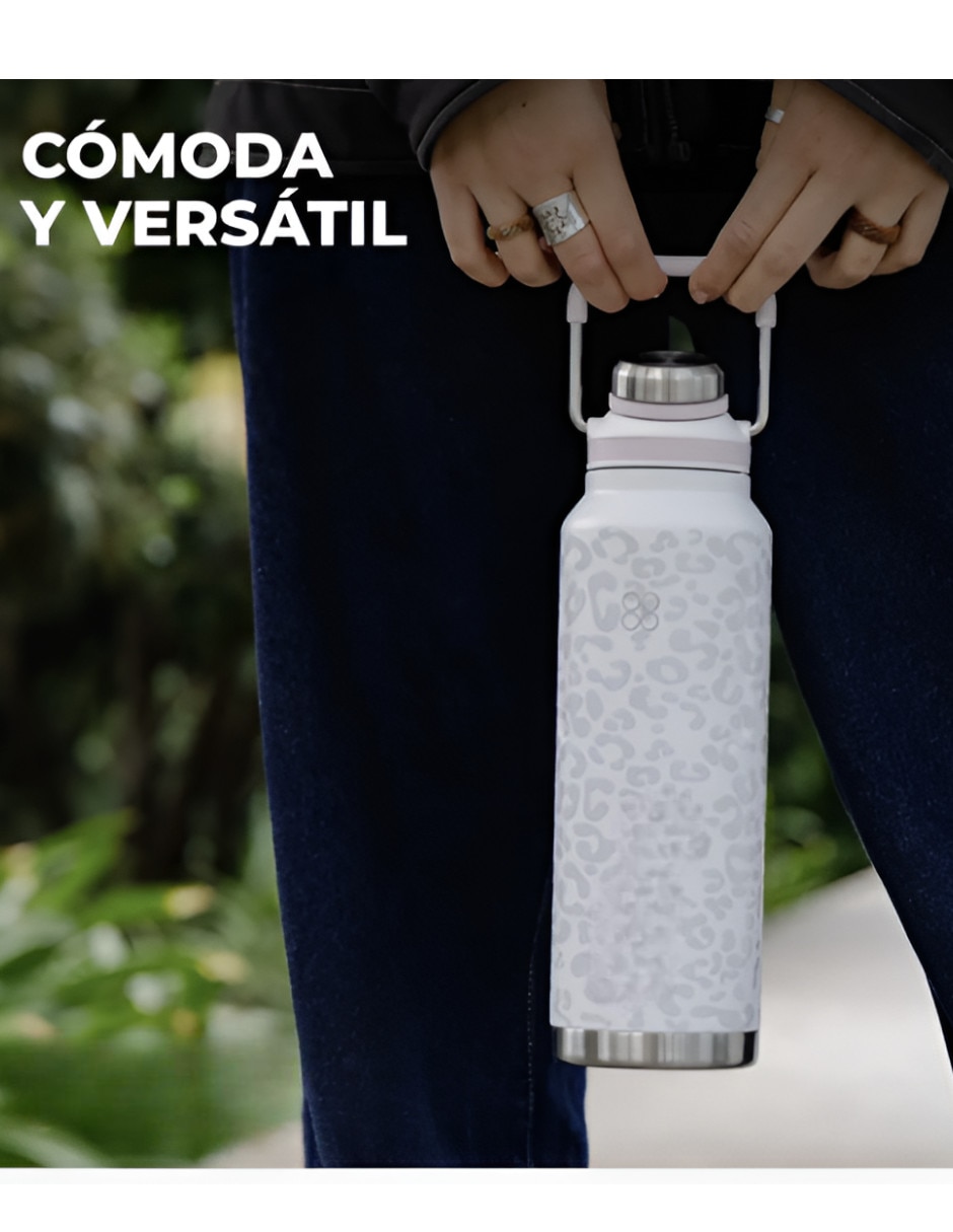 Termo de acero inoxidable con tapa flip top