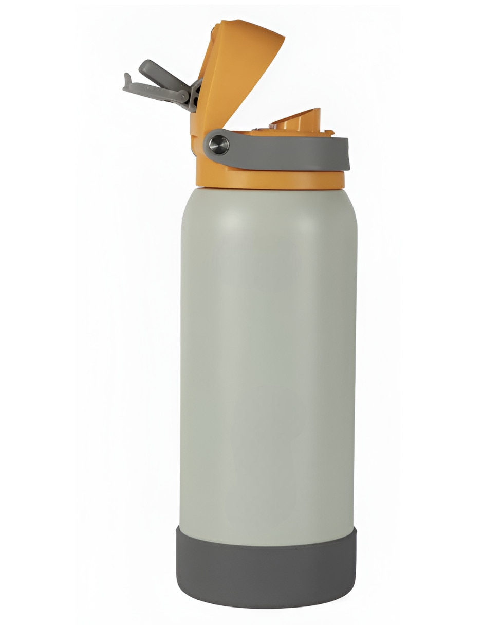 Termo de acero inoxidable con tapa flip top