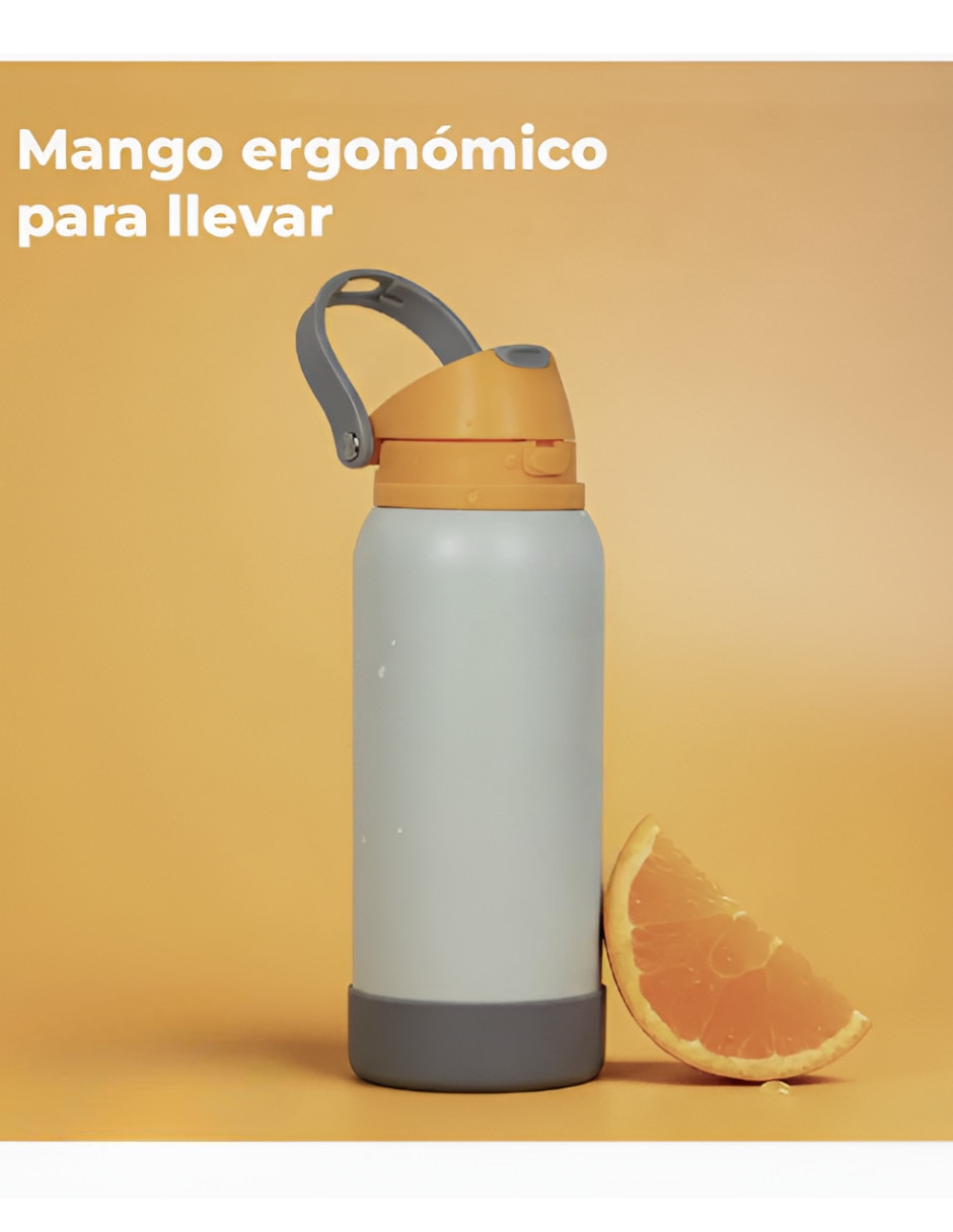 Termo de acero inoxidable con tapa flip top
