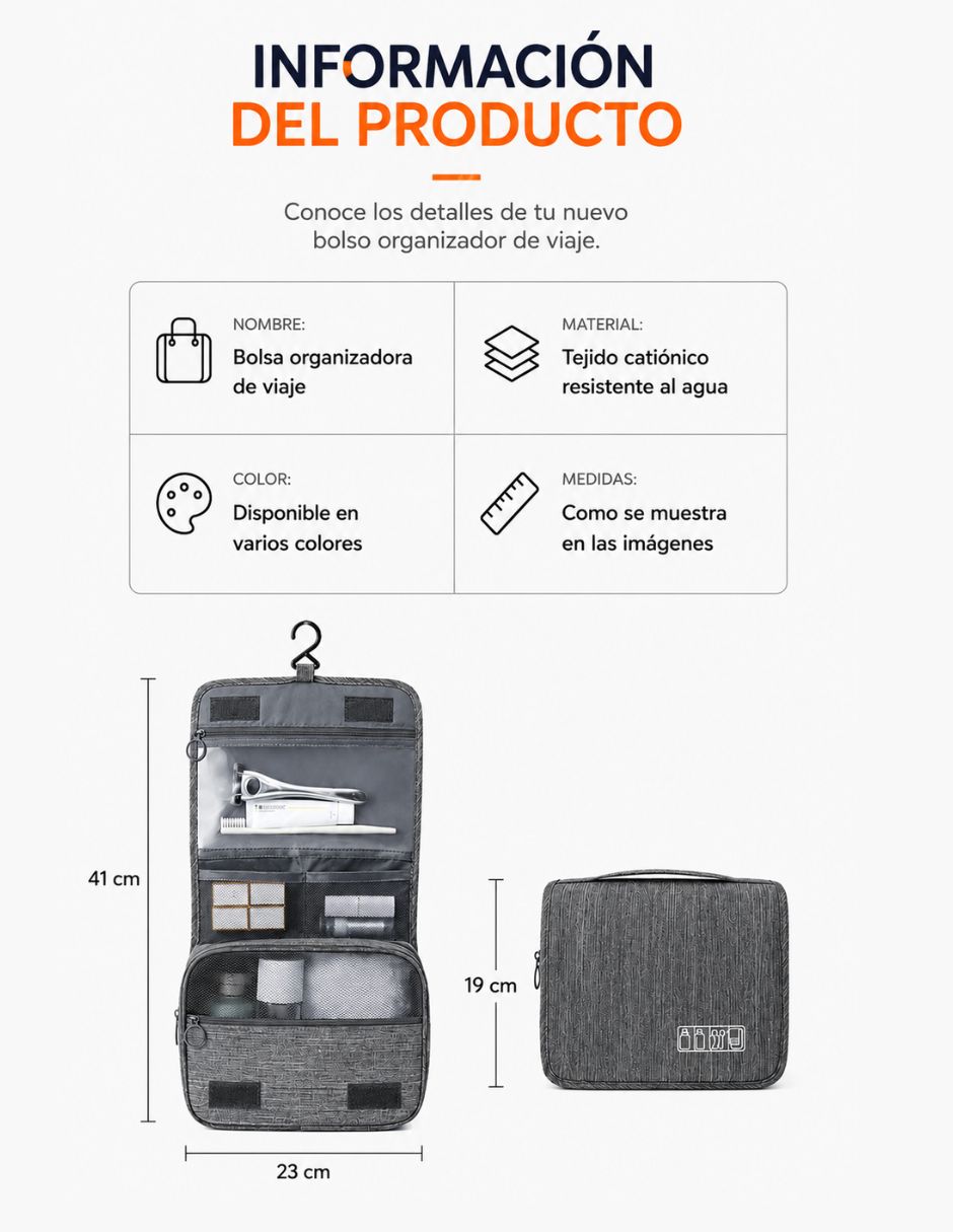 Neceser para multiusos individualividual piezas para hombre 5