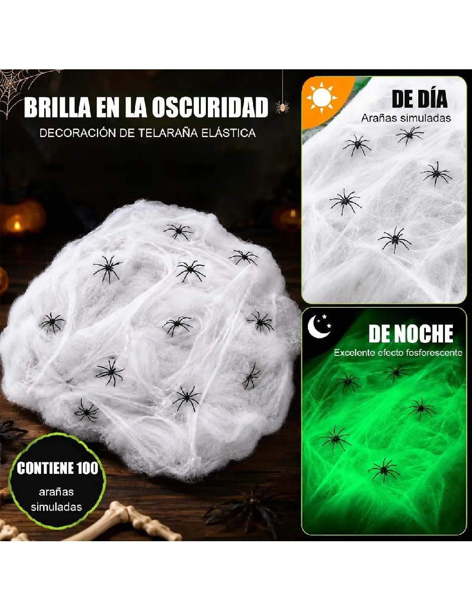 Set decoración con forma de araña 5