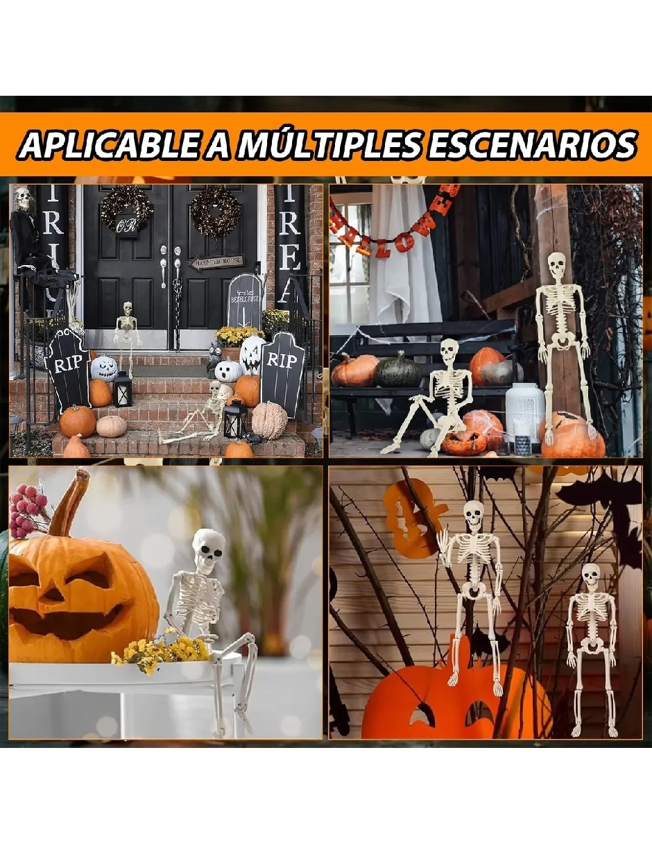 Set decoración con forma de Calavera 4