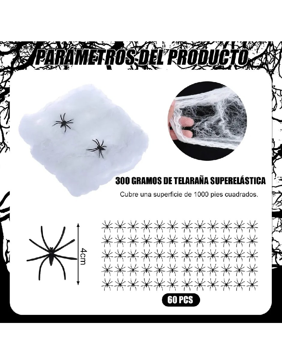 Set decoración con forma de araña 4