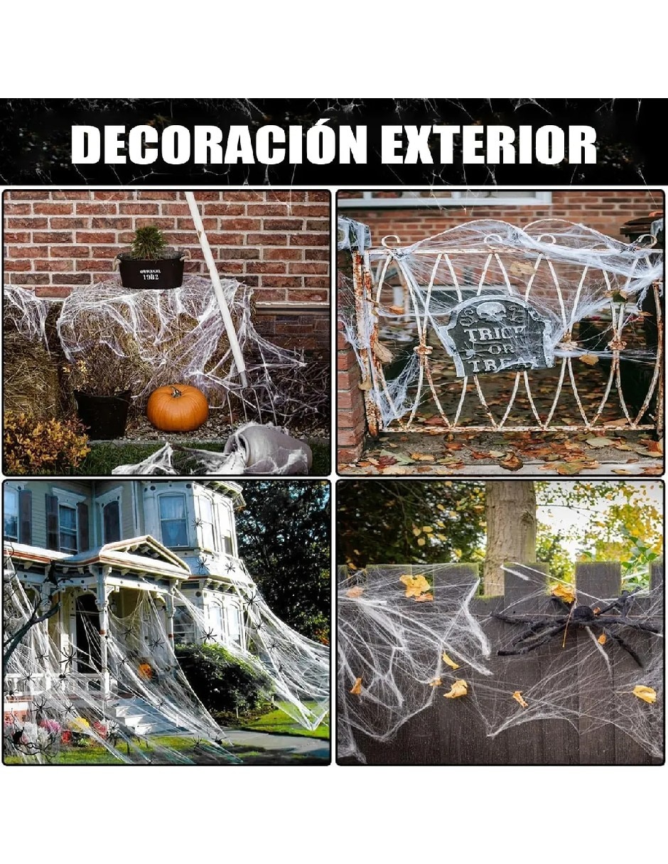 Set decoración con forma de araña 2