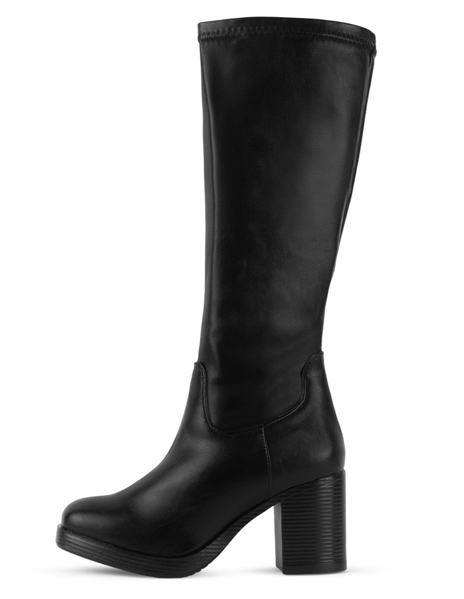 Bota Abajo de la rodilla 9504-343-A de Sintético para mujer Bota Abajo de la rodilla 9504-343-A de Sintético para mujer