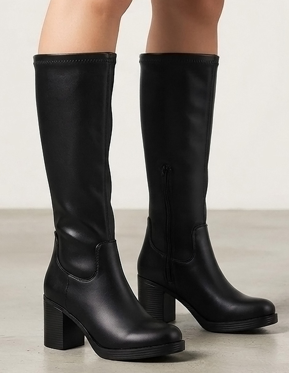 Bota Abajo de la rodilla 9504-343-A de Sintético para mujer 3