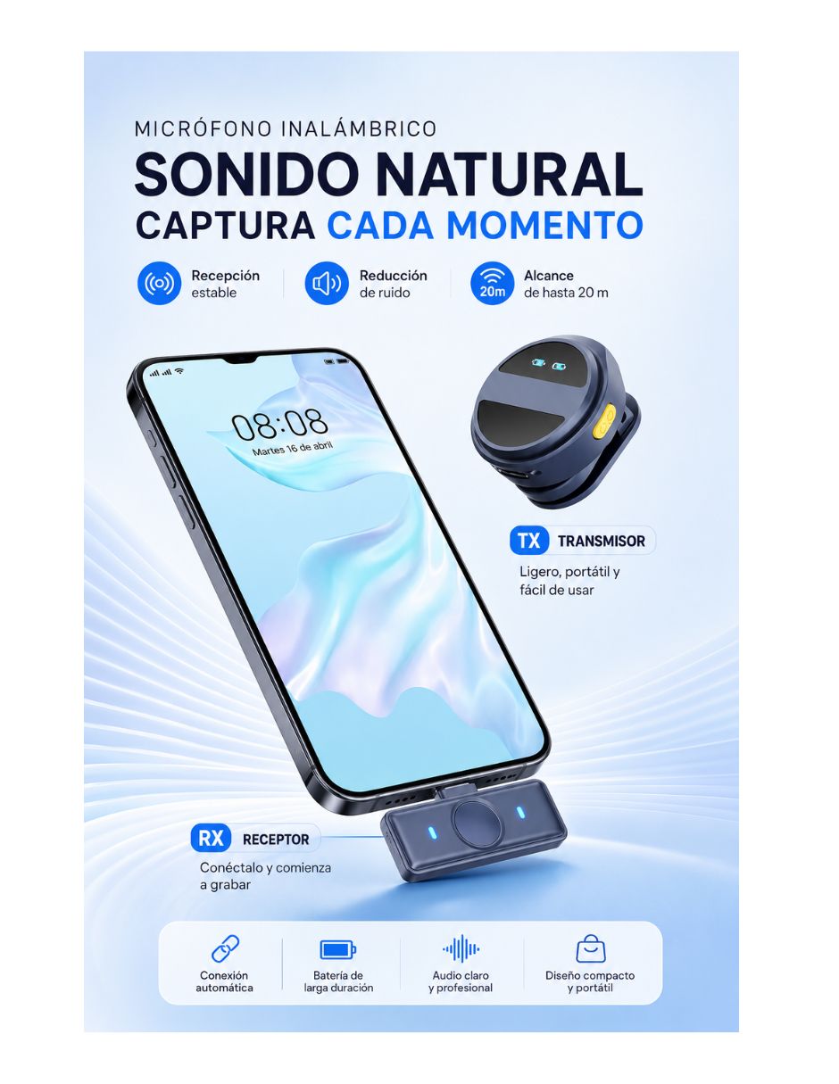 Set micrófono Inalámbrica 3