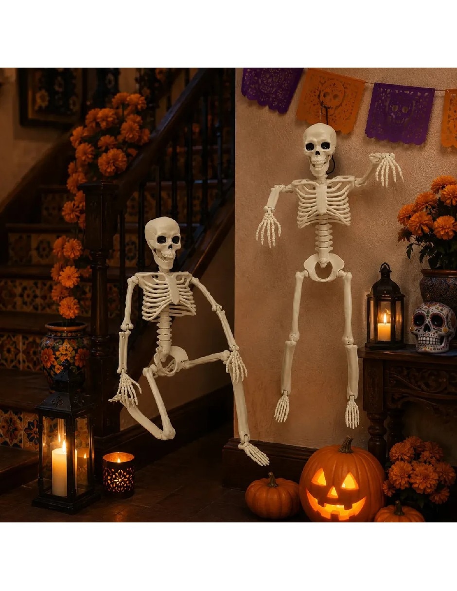 Set decoración con forma de Esqueleto 5