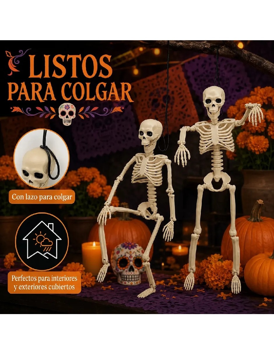 Set decoración con forma de Esqueleto 2