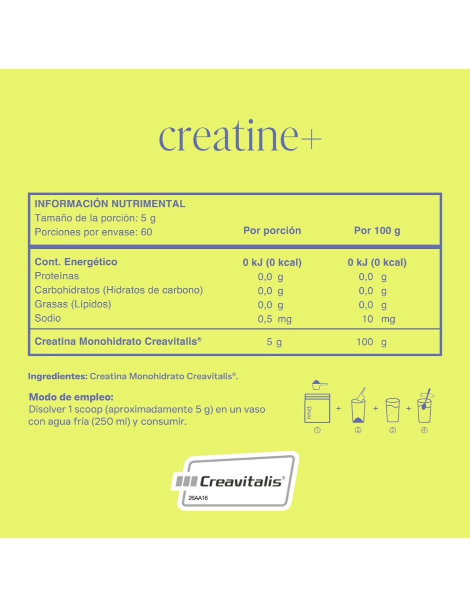 Creatine con creatina monohidratada micronizada 5