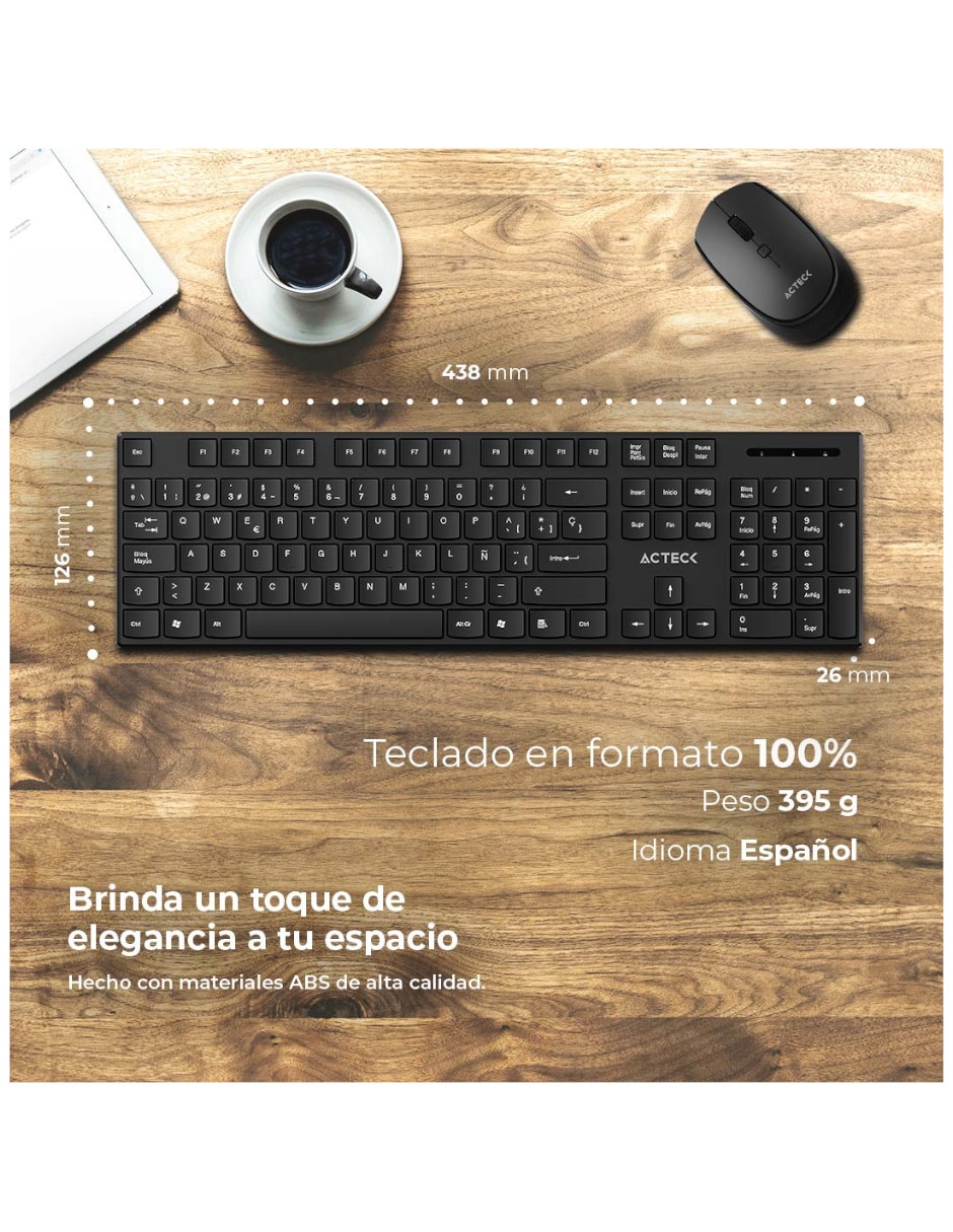 Mouse y teclado AC-943499 6