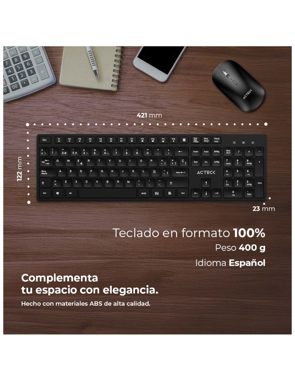 Mouse y teclado AC-943482 2