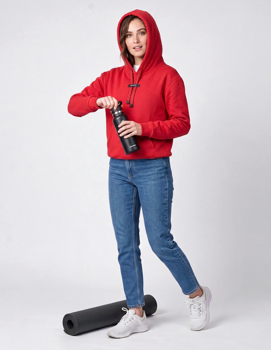 Sudadera sudadera con bolsa canguro unisex 4