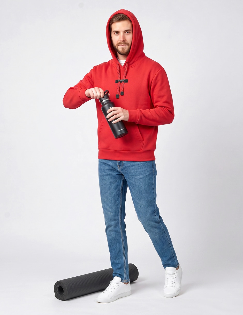 Sudadera sudadera con bolsa canguro unisex 7