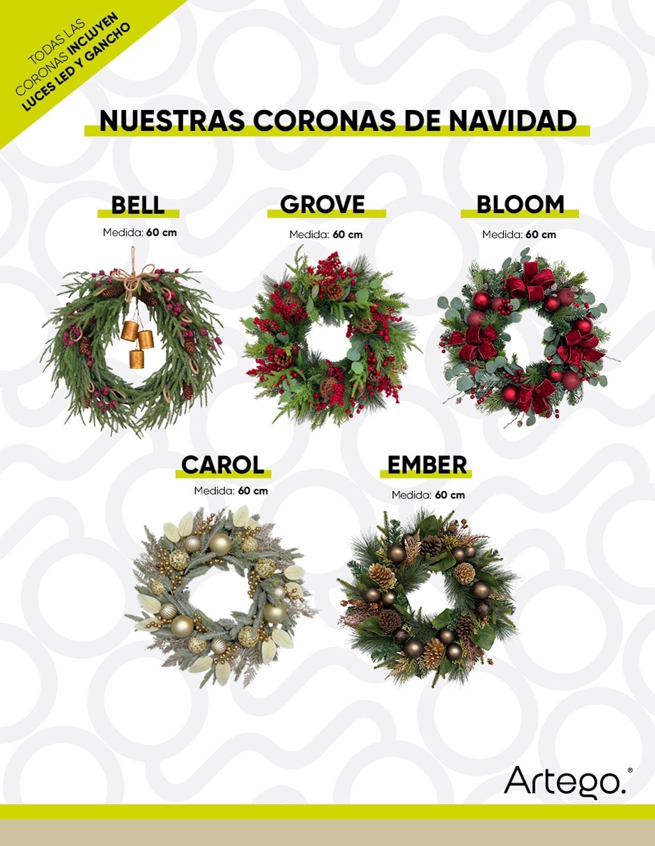 Corona navideña 2