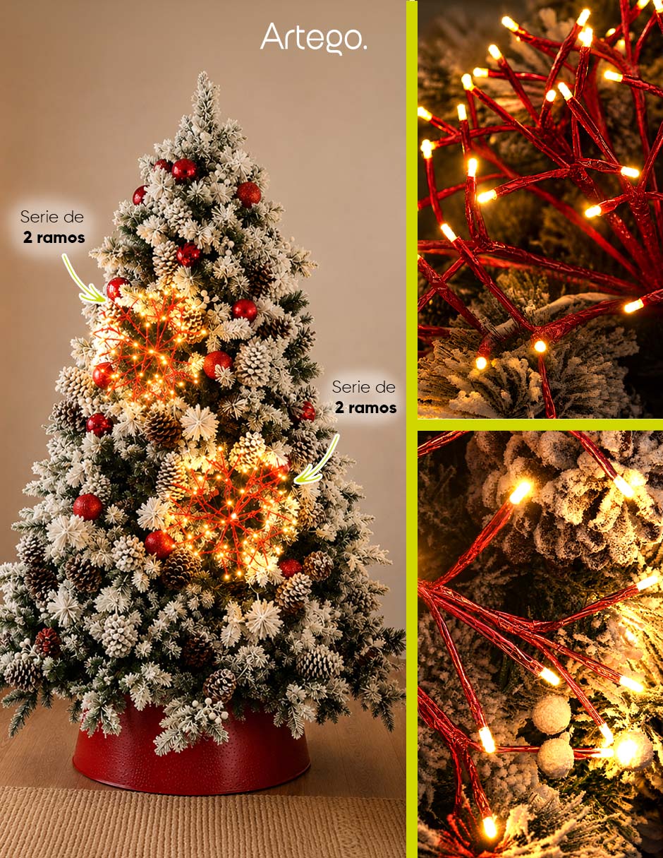 Serie led led led star burst navidad omega omega con 112 focos 5