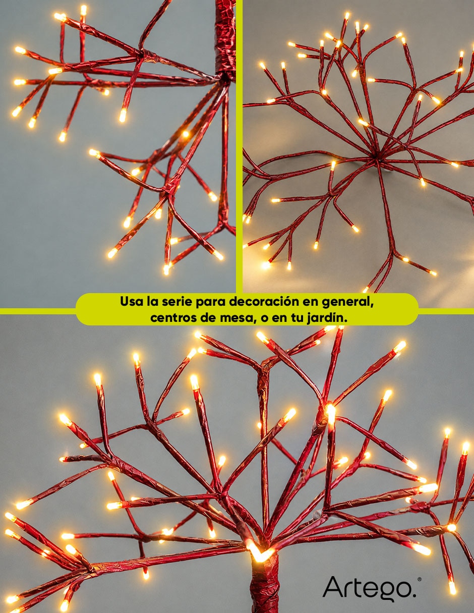 Serie led led led star burst navidad omega omega con 112 focos 2
