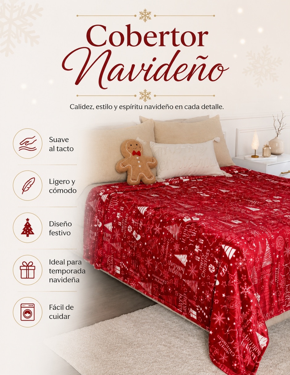 Cobertor navideño 3