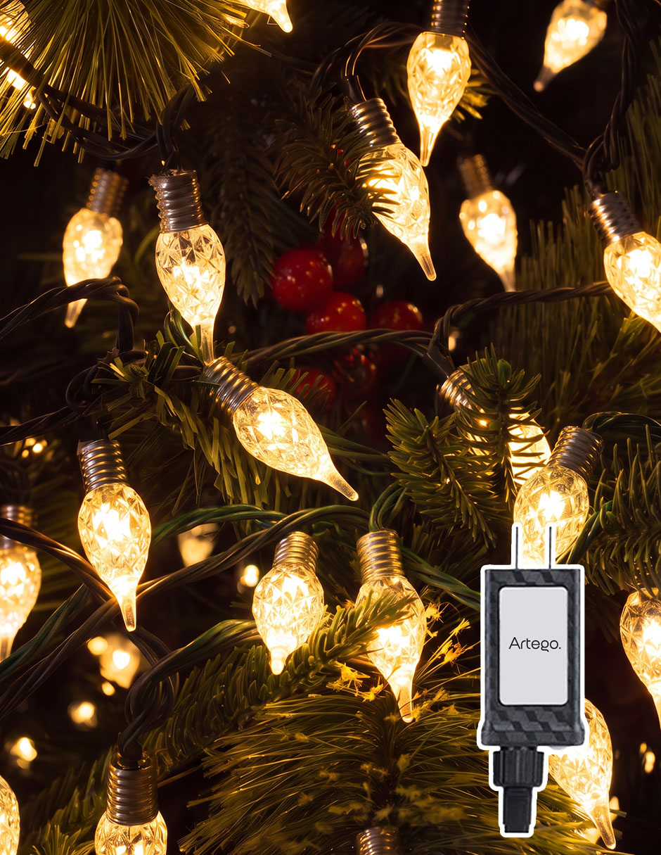 Serie led led navidad vintage style kodiak con 100 focos Serie led led navidad vintage style kodiak con 100 focos