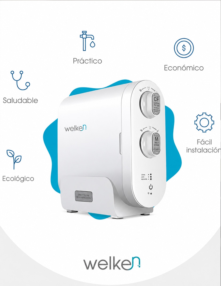 Purificador con osmosis inversa 800g 5