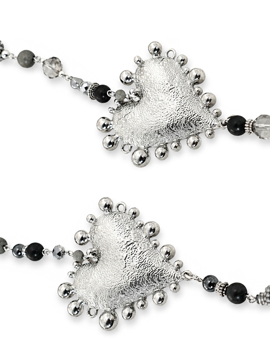 Collar con dije metallic de metal 2